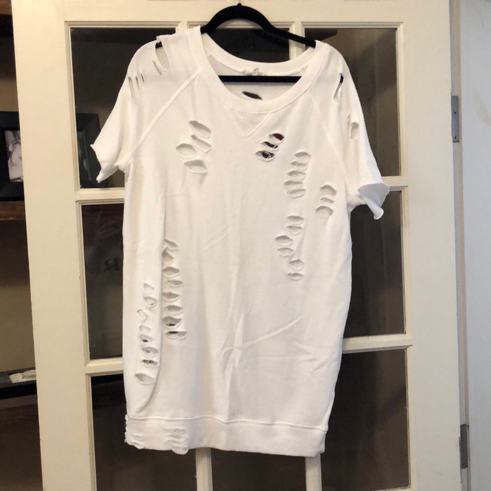 Oversized cutout sweater